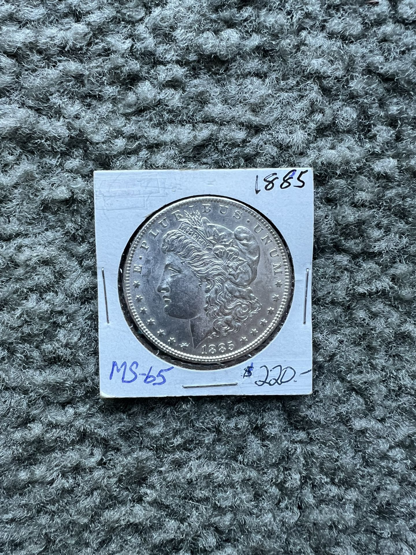 1885 Morgan Dollar MS 65