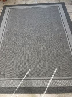 Grey 8x10 outdoor area rug