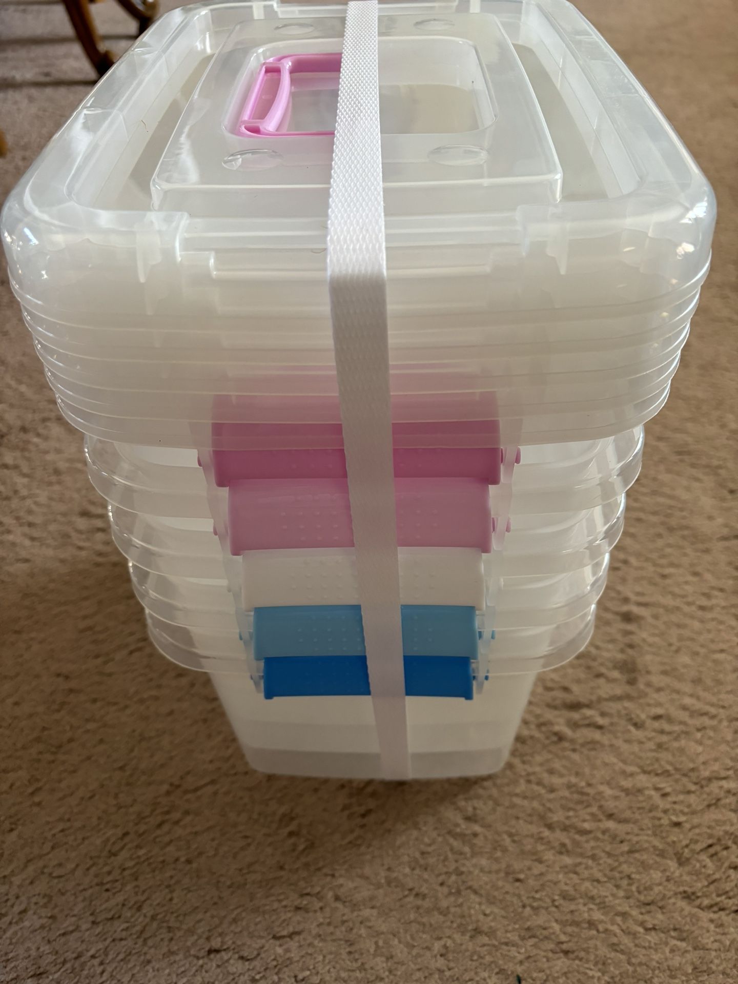 Stackable Plastic Storage Boxes