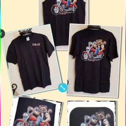 Tom Kat Motorcycle Tanks, Tees, Coasters and Koozies.