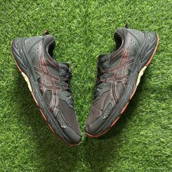 ASICS Gel Venture 9 Black Red Trail Running Shoes Men’s Size 12 Athletic Sneakers 