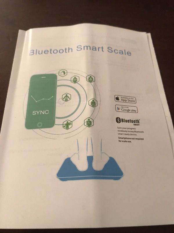 New Bluetooth Bathroom Scale!