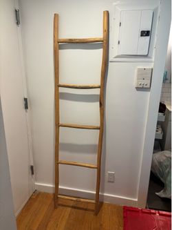 Teak wood ladder