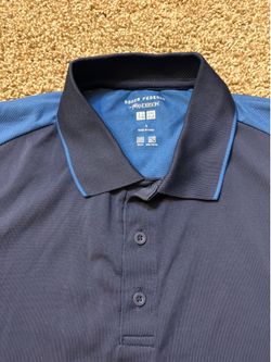 Uniqlo Roger Federer By JW Anderson Tennis Polo Shirt Mens Size Small Navy