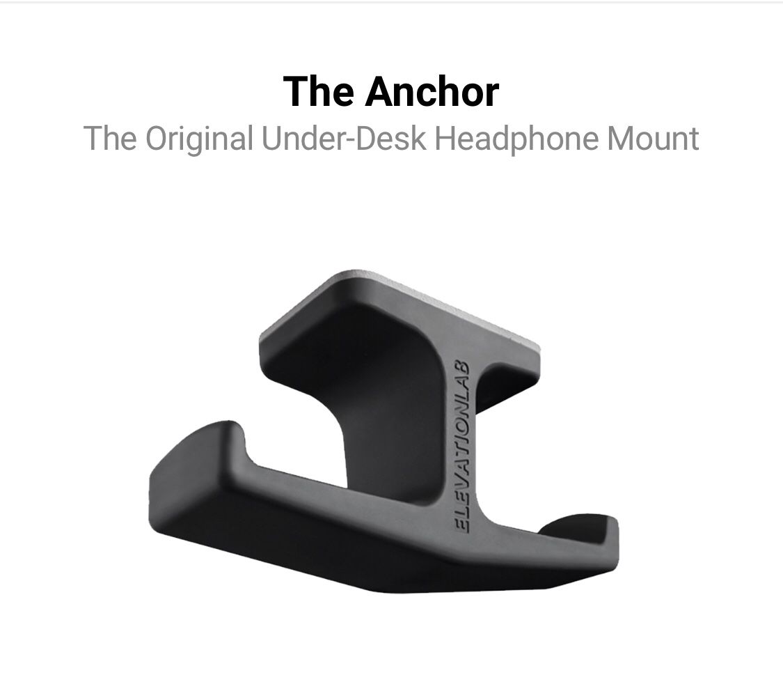 Elevation Lab - The Anchor - The Original Under-Desk Headphone Mount
