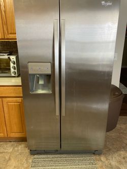 Whirlpool Side by Side Refrigerator for Sale.