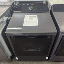 7.3 cu. ft. Vented SMART Electric Dryer in Matte Black with EasyLoad Door and Sensor Dry Technology