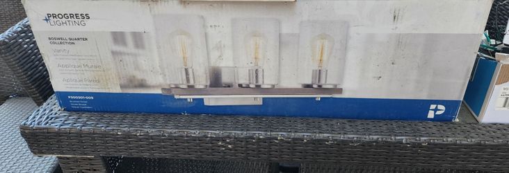 Progress Lighting Boswell Quarter 3-Light Vanity Ligh