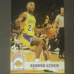 1994 Skybox George Lynch Los Angeles Lakers L.A. #354 Rookie RC Basketball Card Vintage Collectible Trading NBA Hoops Sports 