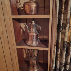 Antique Beverage Set - Tea Pot Coffee Pot Water Jug