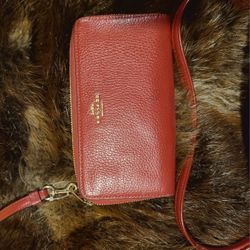 Burgundy Multi Card COACH wallet