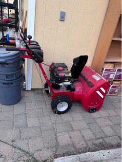 Troy built snow blower