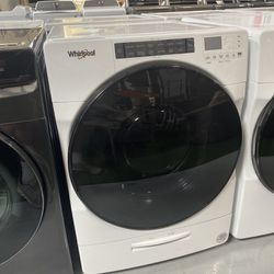 White 4.5 Cu. Ft. Closet Depth Front Load Washer