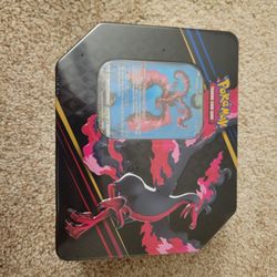 pokemon crown zenith galarian moltres tin