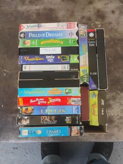 Recorded vhs tapes