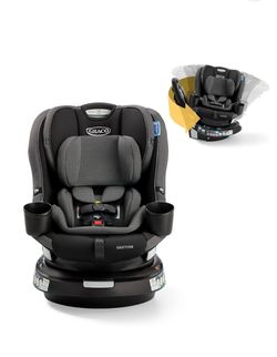 Graco EasyTurn 360 2-in-1 Rotating Convertible Car Seat, 360 Degree Rotating Infant to Toddler Rotating Car Seat, 2 Modes Rear and Forward Facing, Sli