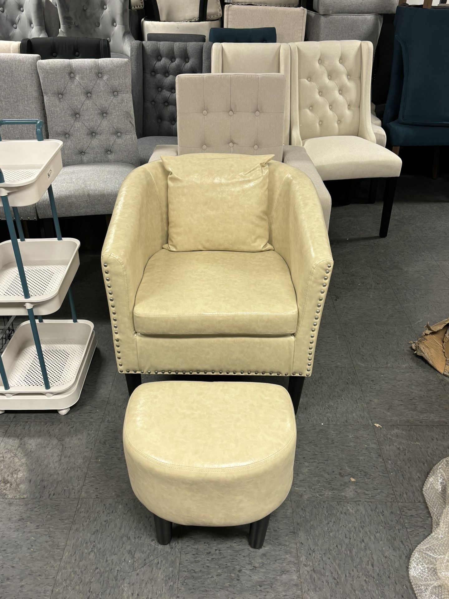 Accent Chair With Ottoman Sofa Couch