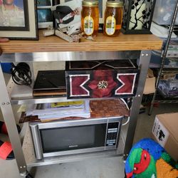 Kitchen Cart On Wheels 