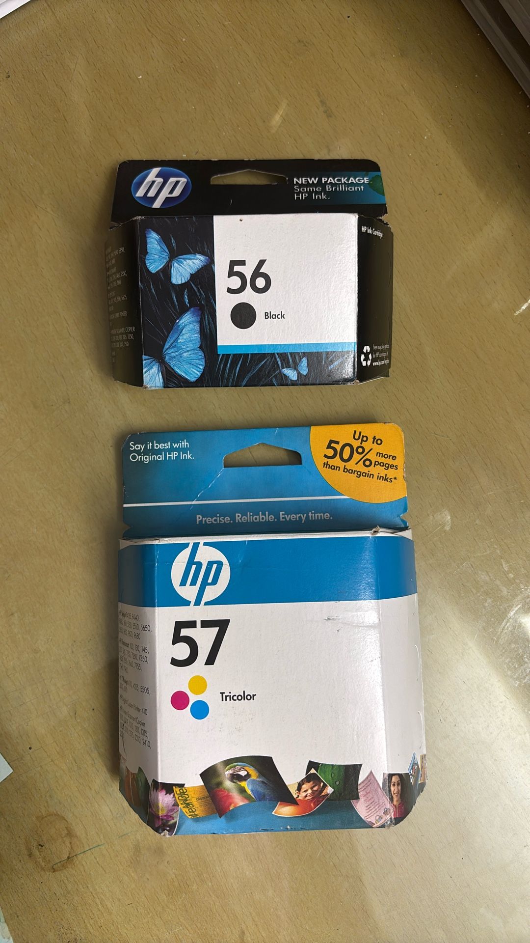 HP 56 Black 57 Color Inker