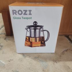 ROZI  Glass Teapot