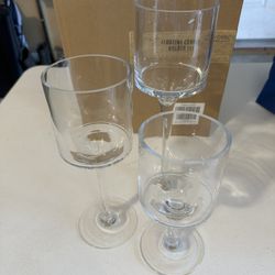 3 Tier Stemmed Floating Candle Holders (14 Sets)