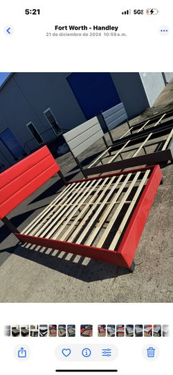 New Queen Bed Wht Matres For $269