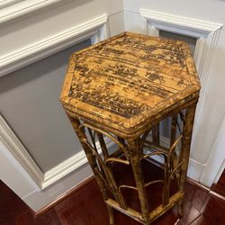 Vintage Bamboo Antique Table (Tory Jones Studio)