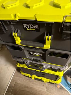 4 Ryobi link tool box