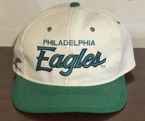 Sports Specialties  Script, Vintage Philadelphia Eagles Snapback