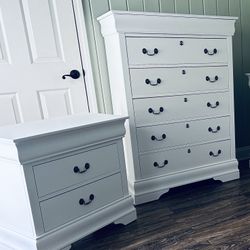 Chest Of Drawers And Nightstand Set