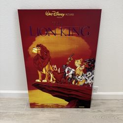 32x48 Lion King Canvas