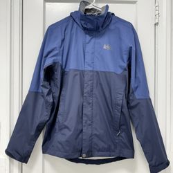 Navy Blue REI Co-op Rain Jacket 
