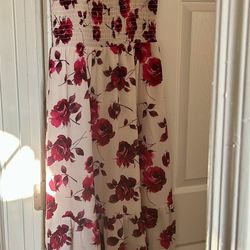 Red Flower Dress $14 