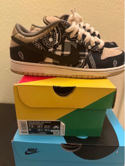 Nike SB Dunk Low Travis Scott / Size 7.5 MEN