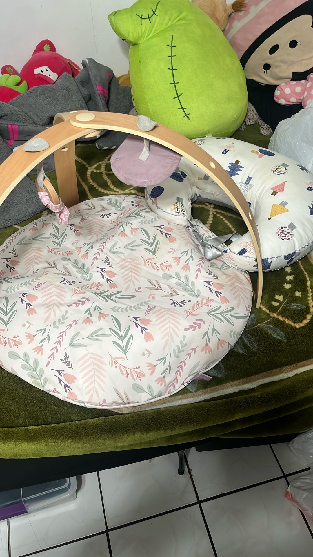 Baby Play Gym And Breastfeeding Pillow