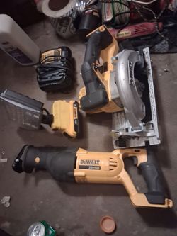Dewalt reciprocating saw led light usb charger circular saw battery and charger