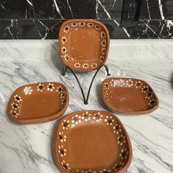 New Mexican terracotta square