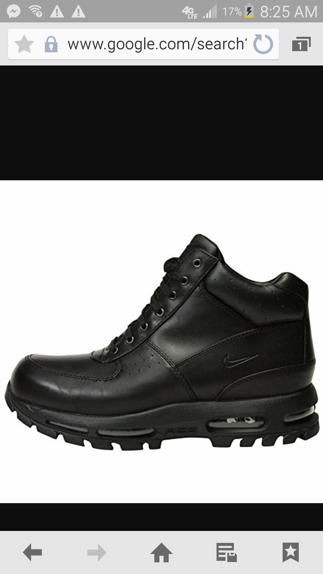 Friday sale only!!! Nike boots ACG