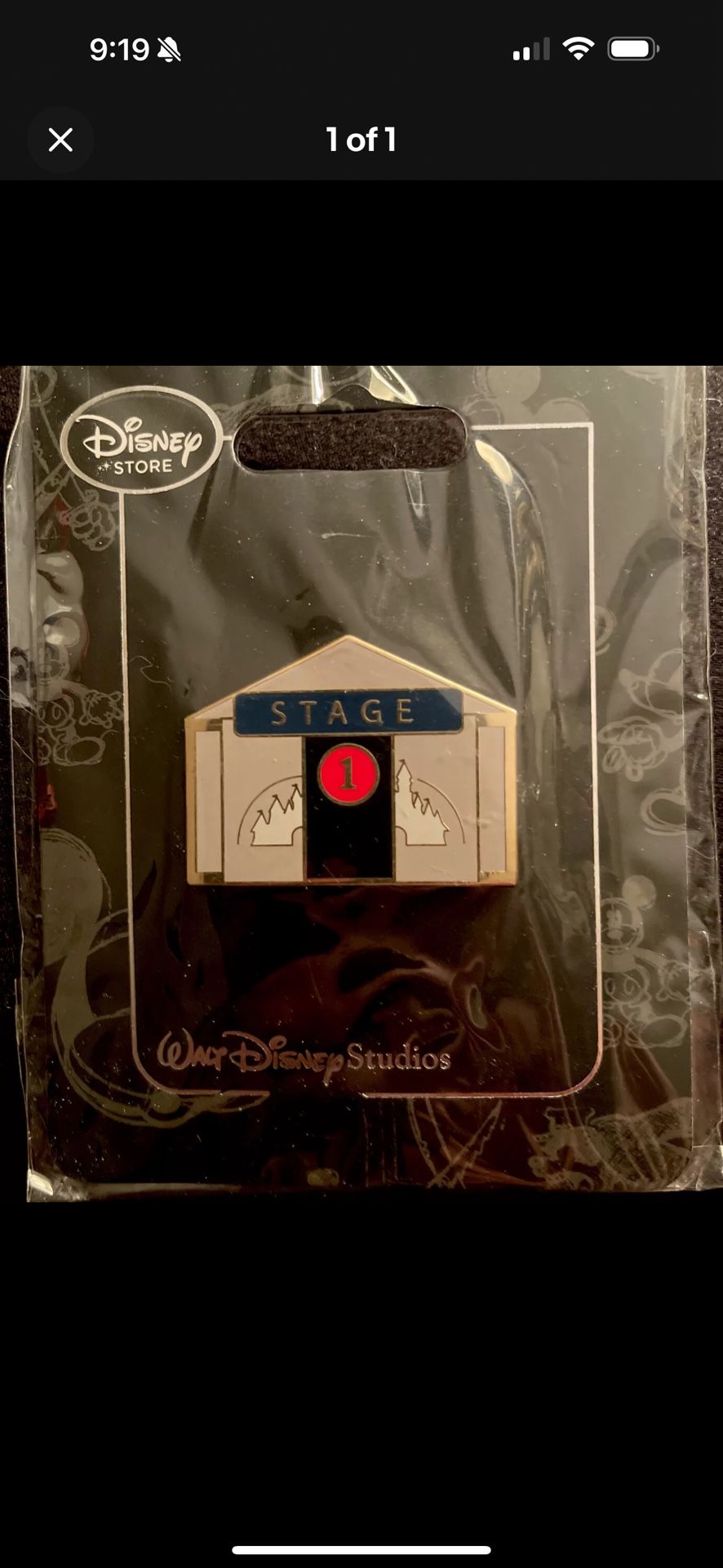 New Authentic Stage 1 Walt Disney Studios Pin 111710 From The Backlot Sealed