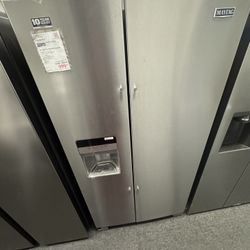 MAYTag 36" Side By Side Refrigerator New $25 Down