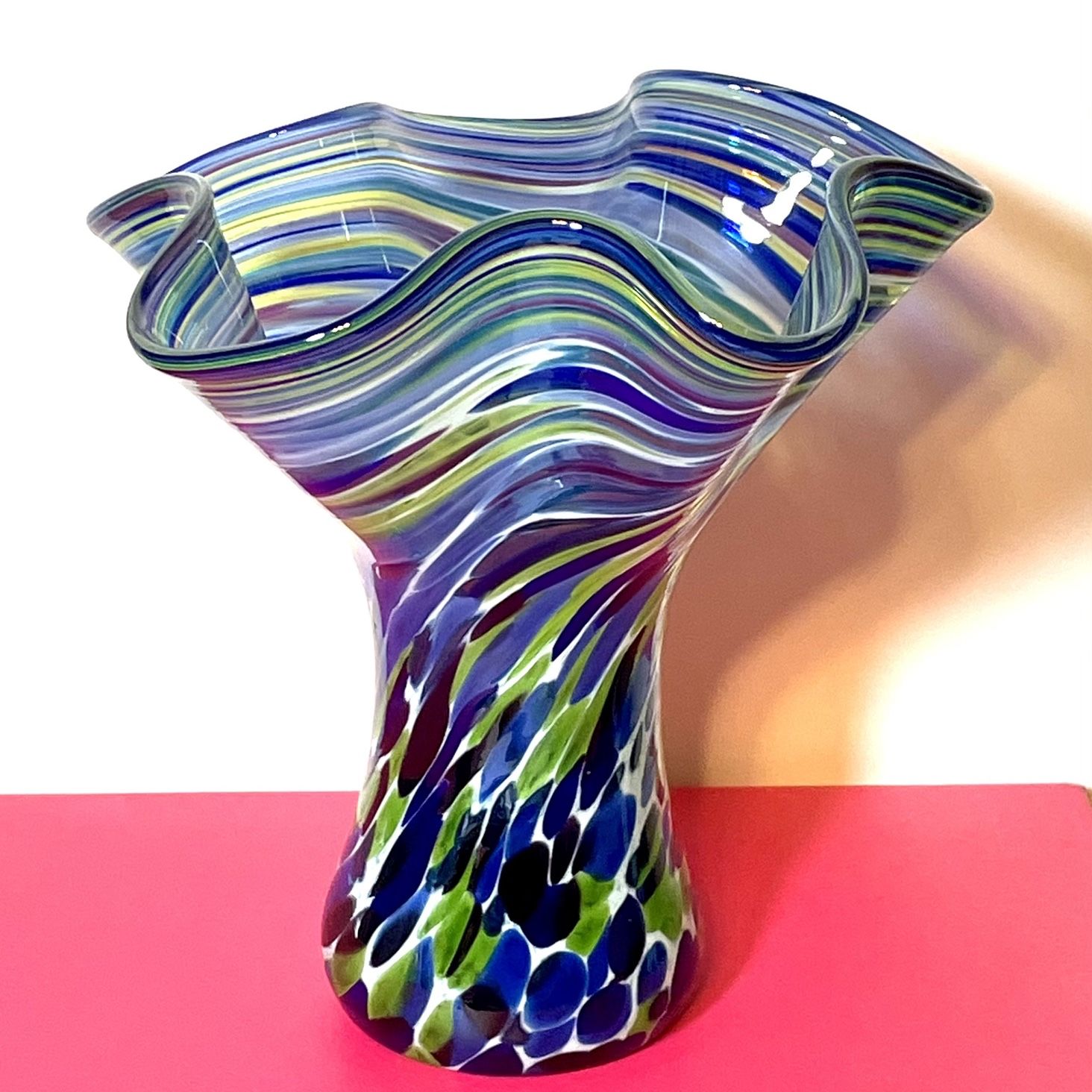 Collectible Glass Eye Studio Vase