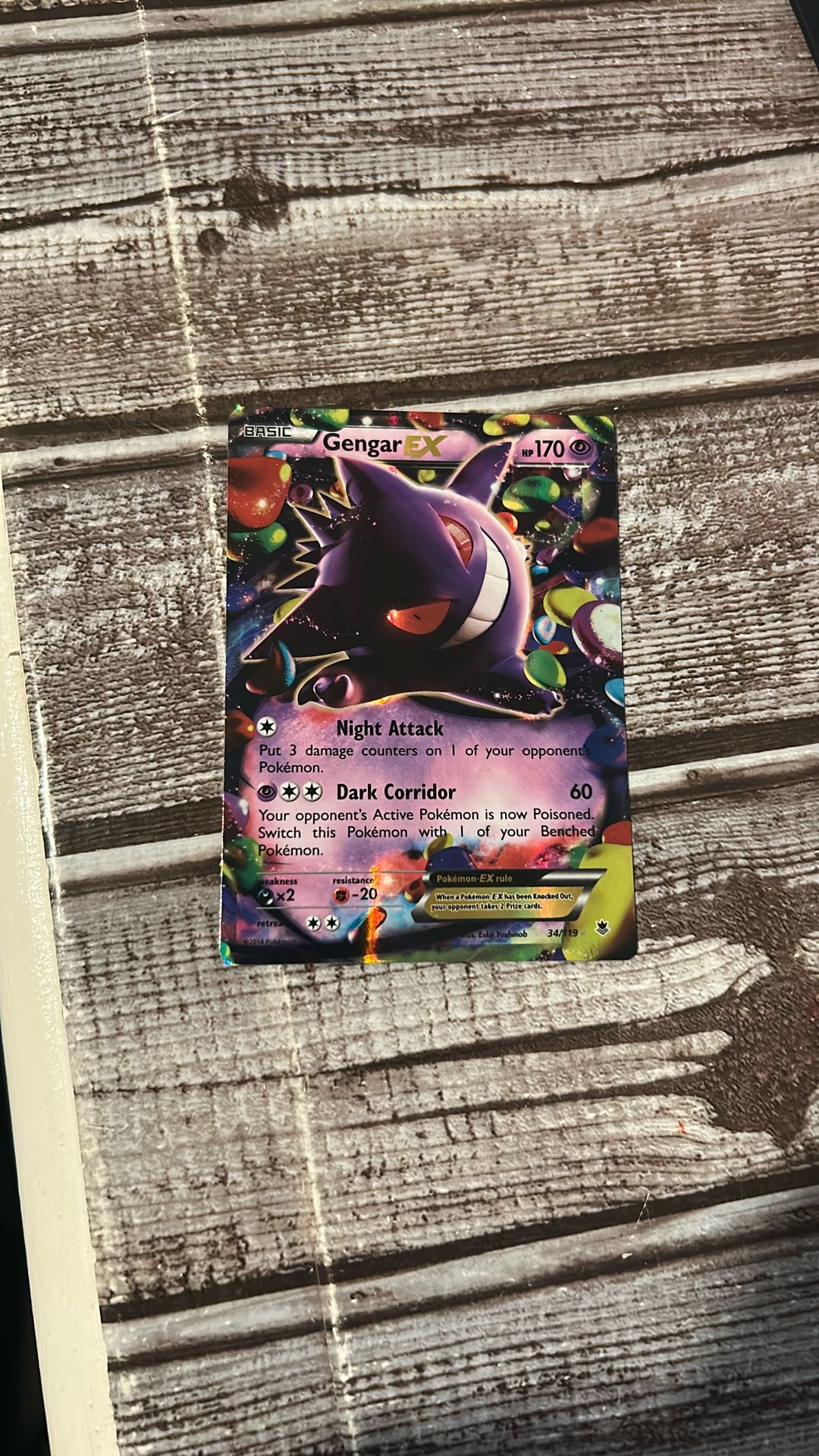 Gengar Ex 34/119