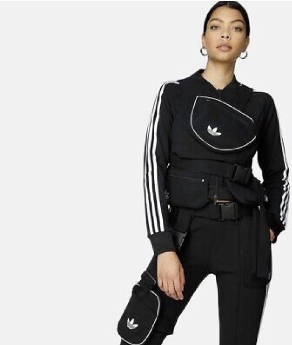 ADIDAS JI WON CHOI X OLIVIA OBLANC TRACK JACKET Black Size - LARGE