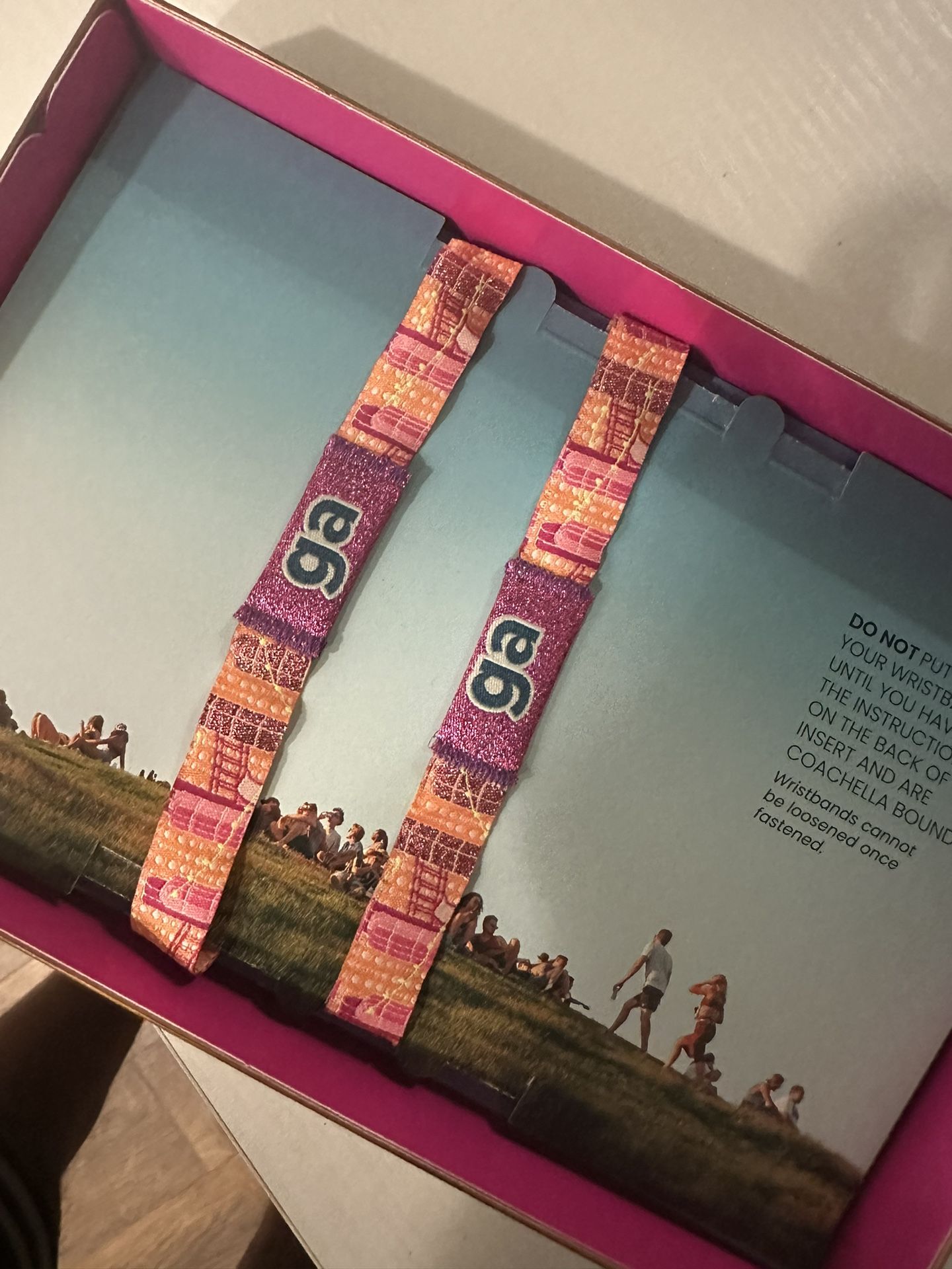 Two GA Coachella Weekend 1 Wristbands