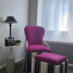 Chair And Ottoman $70