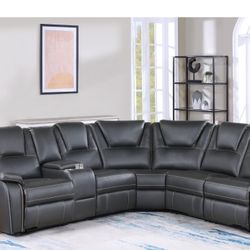 Brand New Power Reclining Sectional Sofa / Sofa Seccional Reclinable Nuevo a Estrenar … Fast Delivery 🚚 
