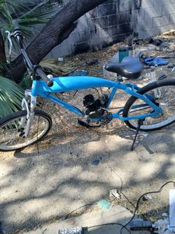Gas powered bicycle