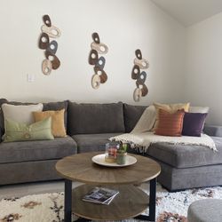 Living Spaces Sofa With Large Chaise