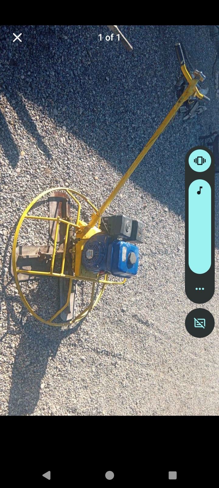 36inch Concrete Trawl Machine