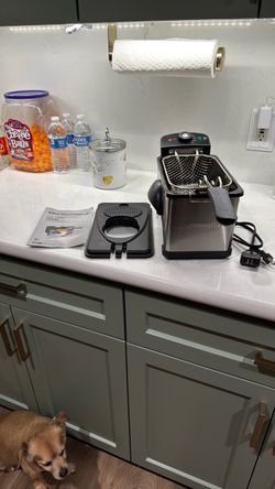 Elite Gourmet Stainless Steel Deep Fryer